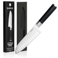 thumbnail image 1 of Babish Cubiertos de acero alemán de alto carbono 1.4116, cuchillo Santoku de 6.5 pulgadas, 1 of 4