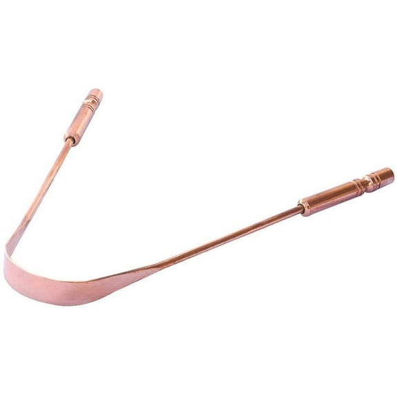 Copper Tongue Scraper I Heavy Duty Ayurvedic Tongue Cleaner