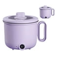 thumbnail image 4 of Olla de Cocina eléctrica con mango antiescaldaduras recubierto de 1,5 L, tapa transparente, Cocina eléctrica multifunción para el hogar, dormitorio, fiesta, enchufe AU 220V, 4 of 10