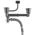 thumbnail image 1 of Kitchen Sink Deodorization Sink Drain Hose Drain Filter Double Tank for Wash Basin Bathroom Sewer Ac, 1 of 5