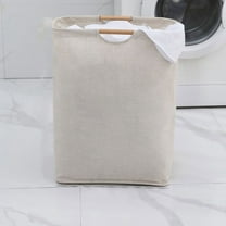 Foldable Laundry Basket | Portable Skinny Hamper Organizer | Collapsible Fabric Storage Bin for Dirty Clothes & Linens | Slim Design for Bedroom Bathroom Dorm