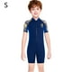 thumbnail image 3 of Sonducket Trajes de neopreno para niños, traje de buceo ultrafino de secado rápido, traje de neopreno para hombres y mujeres para buceo, Deportes acuáticos azul oscuro S, 3 of 6