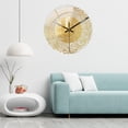 thumbnail image 2 of Reloj de Pared Sunnimix Estilo Retro Acrílico 30 cm Oro, 2 of 7
