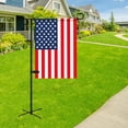 thumbnail image 2 of CozyNestFinds Garden Flag Holder with 5 Prong Base,Stable Design Garden Flag Stand for Outside,S type Yard Flags Holder with Clip and Spring Stopper for Porch Yard Decorations Outdoor, 2 of 16