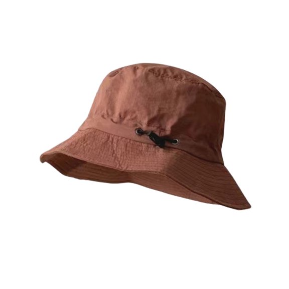 Yungyresw Bucket Hat with Strings for Men Women Wide Brim Sun Protection Rain Sun Hats for Hiking Fishing Summer Cap Packable