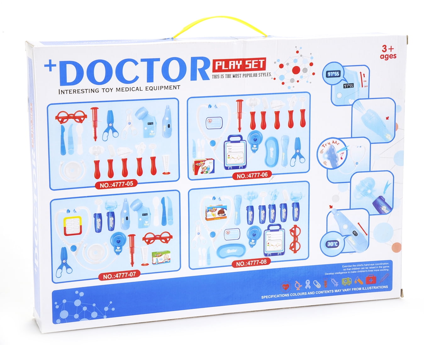 PlayWorld What's Up Doc? Medical Doctor Hospital Kit Playset