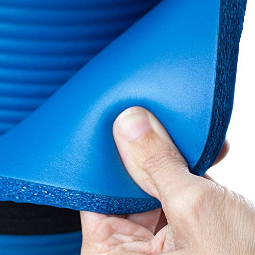 Crown Sporting Goods 15mm Extra Thick Yoga Mat Red Walmart Com