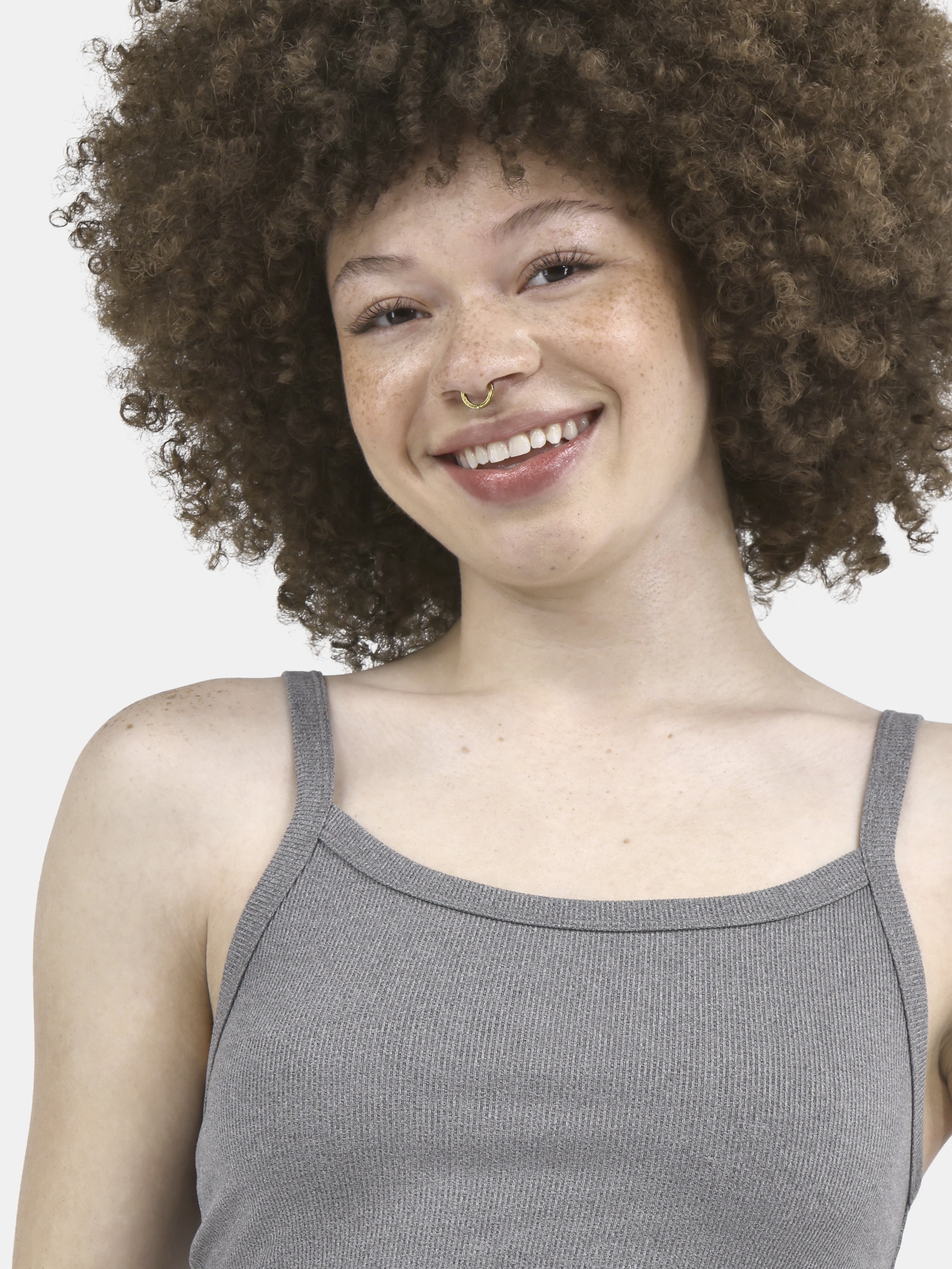 No Boundaries Ribbed Cami Top, Women's XXS-XXL
