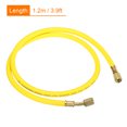 thumbnail image 2 of Uxcell 1/4 SAE Refrigerant Charging Hose 3.9ft 500PSI HVAC Hose for Air Conditioner Manifold Gauge Yellow, 2 of 5