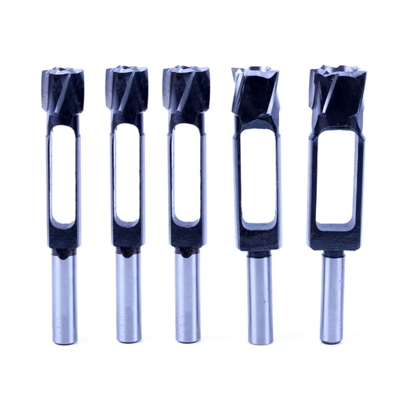 Wood Tenon Dowel Plug Cutter 5Pcs Set Tenon Cutter Plug Woodworking Tool