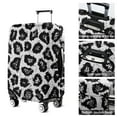 thumbnail image 5 of Black Leopard Pattern Luggage Cover Fashion Suitcase Cover Baggage Covers Fit 25-28 Inch Luggage (Go Travel), 5 of 5