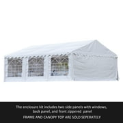 Party Tent & Enclosure Kit, 20' x 20'/6m x 6mm White