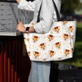 thumbnail image 4 of Wukai Funny Corgi Print Zipper Bag,large Beach Tote Bag,Waterproof Sandproof Bag,Grocery and Picnic Tote Travel Bag, 4 of 5