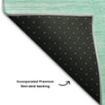 thumbnail image 3 of Addison Rugs Mayfield Washable Transitional Art Deco Teal Runner Rug, 2'3" x 7'6", 3 of 5