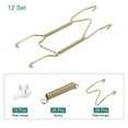 thumbnail image 3 of Uxcell 12Pcs Plate Hanger, Stainless Steel Invisible Wall Plate Hangers 6 inch, 3 of 6