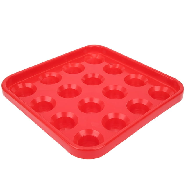 Bandeja De Bolas De Billar, Bandeja De Bolas De Billar Resistente Al Desgaste, 5.9X5.9X1.6 Pulgadas Para Salones De Billar Salas De Billar Almacenamiento De Bolas De Billar Snooker ANGGREK CI2713