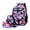 Rose Red, variant on 3 in 1 Geometric Camo Nylon Backpack Set, Lightweight Water Resistant Multi-Pocket Daypack with Matching Crossbody Bag & Mini Storage Pouch for Women Daily Commute Outdoor Travel