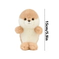 thumbnail image 3 of Hug Baby Puff Animal Plush Toy, Penguin Turtle Simulation Soothing Doll, Soft Stuffed Animal Adults, Emotional Comfort Companion, Gift for Sensitive Skin Users, 3 of 4