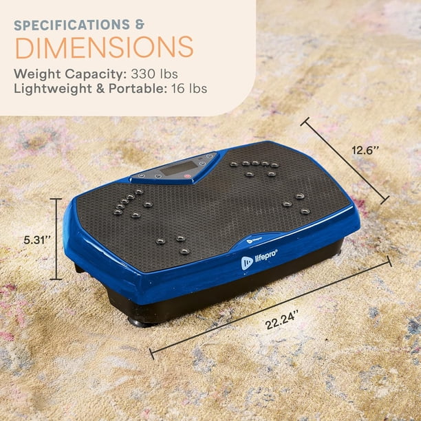 Lifepro HexaPlate Vibration Plate Exercise Machine with Magnetic