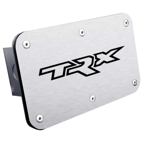 Ram TRX Brushed Stainless Finish Class III Trailer Hitch Plug Official Licensed