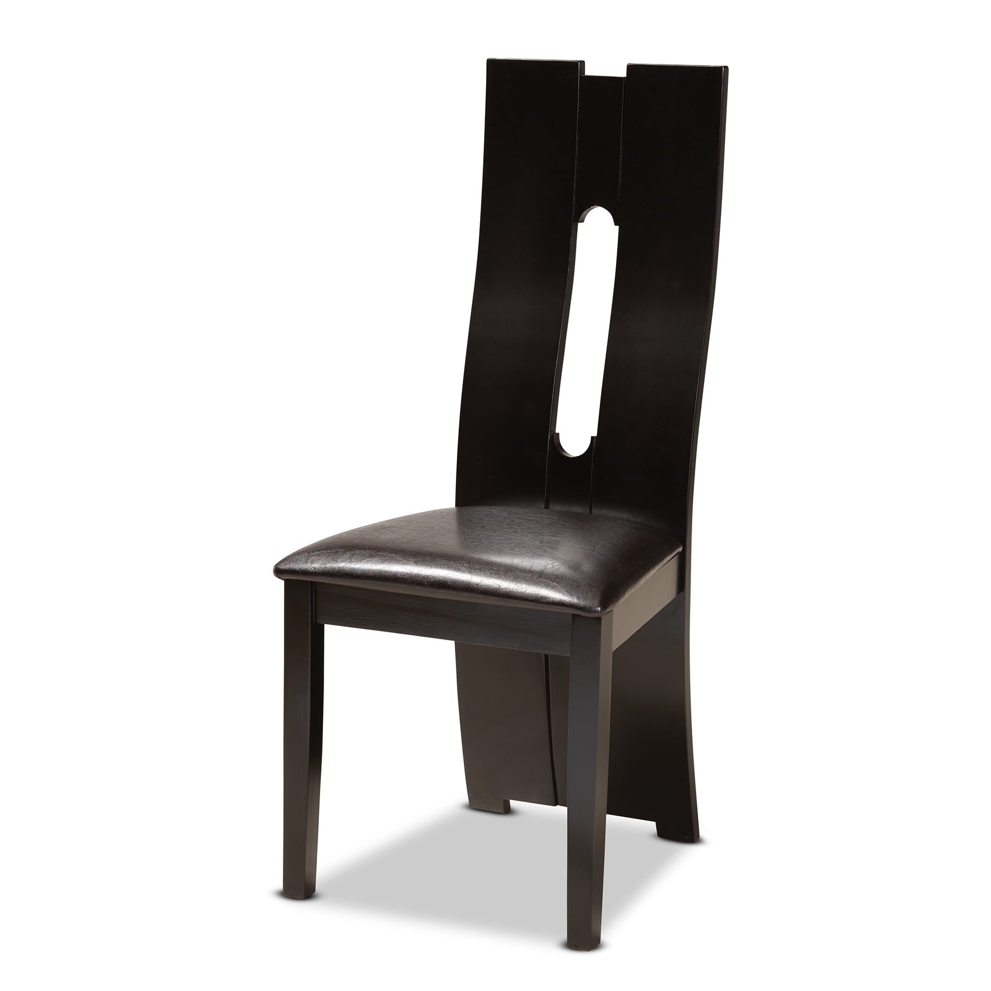 Baxton Studio Ronda Modern Dining Set, Espresso Brown