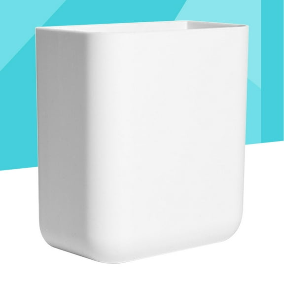 GOOHOCHY Toothbrush Holder Simple Style Toothpaste Rack Organizer Bathroom Wall-mounted Storage Stand for Home (White)