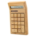 thumbnail image 1 of Calculadora Ecológica Bambú Calculadora Electrónica Contador Función Estándar 12 Dígitos Solar Y Batería Doble Para La Escuela Minorista De La Escuela En Casa Tienda Minorista, 1 of 7