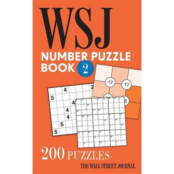 The Wall Street Journal Number Puzzle Book 2: 200 Puzzles, (Paperback)