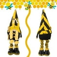 thumbnail image 5 of ​Expandable Bumblebee Gnome Decor - 15" to 21" Foldable Yellow Christmas Decoration with Storage Bag, Indoor/Outdoor Holiday​​ Yellow, 5 of 6