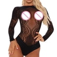 thumbnail image 4 of Femmes Sexy Évidé Perspective Fun Creux Sous-Vêtements Net Vêtements Intimes, 4 of 8