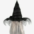 thumbnail image 5 of Halloween Witch Hat, Baroque Witch Hat, Gothic Queen Decoration, Mesh Witch Hat, Spooky Halloween Flower Decoration, 5 of 7