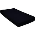 thumbnail image 1 of The Great American Store- 600 TC CottonPack of 6 Fitted Sheet / Bottom Sheet 12 Inch Deep Pocket (Solid Black, Queen) - ALL ROUND ELASTIC FOR PERFECT FIT, 1 of 4