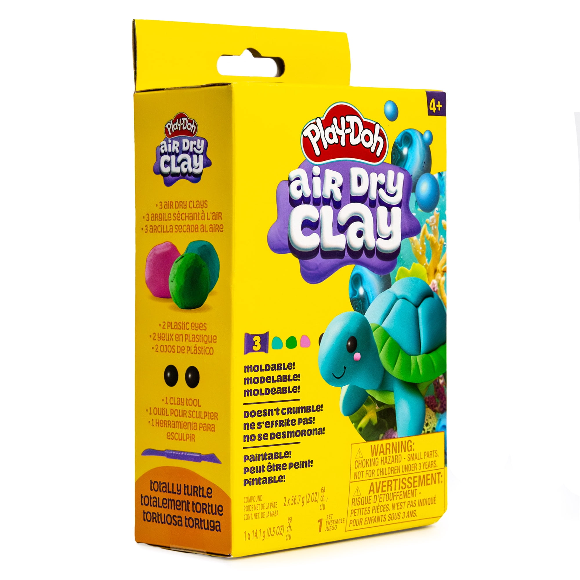 Play-Doh Air Dry Clay Buddies, Totally Turtle
