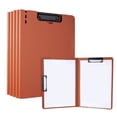 thumbnail image 1 of 5 Pcs A4 Folder With Double Clips Can Be Folded Writing Pad Data Storage Office Supplies, 1 of 6