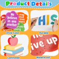 thumbnail image 4 of fafa-Welcome Back to School Bulletin Board Classroom Decorations Set - Motivational Bulletin Board Cutouts Decoration, Colorful Classroom Decor for Teachers Elementary Kindergarten Preschool, 4 of 4
