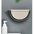thumbnail image 4 of imUfer Kitchen Wall Mounted Trash Can Foldable Trash Can Beige Suitable For Hanging In Cabinet Car Bathroom, 4 of 4