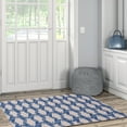 thumbnail image 4 of Linon Home Décor Washable Seabourne Area Rug or Runner Collection, Ivory and Blue, 3' x 5', 4 of 8