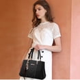 thumbnail image 2 of Bolso de mano ALARION para mujer, bandolera, de piel de diseñador, 2 of 7