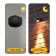 thumbnail image 5 of Usloyux Under $5 Outdoor Wall Light,Solar Up Down Porch Wall Light,Black Patio Wall Mount Lights,Fixture for House Front Door Garage Garden(2700~3000k), 5 of 7