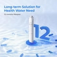 thumbnail image 3 of Waterdrop WD-F1G Filter, Replacement for WD-X10-Basic & WD-X12-Basic & WD-X8-Basic & WD-X8-PRO Reverse Osmosis System, 12-month Lifetime, 3 of 8