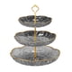 thumbnail image 2 of Frutero De Tres Niveles De 8 Pulgadas, Elegante Centro De Mesa, De Vidrio, Ideal Para Uso Domstico, Sala De Estar, Mesa De Centro Y Exhibicin De Dulces, 1 Unidad, Transparente., UKHBMC, 2 of 8