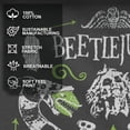 thumbnail image 4 of Men's Beetlejuice Sandworm and Betelgeuse Symmetrical Graphic Tee Charcoal 2X Large, 4 of 10