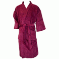 thumbnail image 1 of Terrytown Terry Velour Kimono Robes Burgandy, 1 of 1