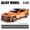 boxed orange, variant on 1:32 Mustang GT500 alloy die-cast car model return force forward simulation sound and light children's toy car boy gift