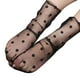 thumbnail image 3 of Medias de Gasa Fina Transparente con Rejilla de Estrellas para Mujer y Niña Qarigey 48x8cm Negro, 3 of 6