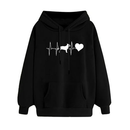 

Simplmasygenix Hoodies for Women Plus Size Women s Autumn Winter Hoodie Sweatshirt Pullover Tops Long Sleeved Comfortable