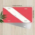 thumbnail image 2 of License Plate, Deer Silhouette on American Flag Decorative Front,Personalized Stainless Steel License Plate Cover For Men Women,12.2" X 6.2", 2 of 6