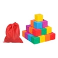 thumbnail image 3 of Lipstore Colorful Wooden Cube Solids Math Toy Early Learning for Classroom Boys Girls 2.5cm 30pcs, 3 of 8