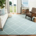 thumbnail image 5 of SAFAVIEH Dhurrie Solomon Geometric Moroccan Wool Area Rug, Navy/Ivory, 3' x 5', 5 of 5