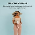 thumbnail image 6 of Pixie Menstrual Cup & Disc Boiler Sterilizer - Easily Submerge & Clean Your Period Cup in Boiling Water! Kills 99.9% of Germs with Cleaner Boiling Solution - The Most Soothing Way to Wash Your Cup, 6 of 10
